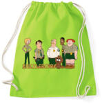 printfashion Brickleberry - Sportzsák, Tornazsák - Limezöld (415063)