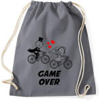 printfashion Legénybúcsú - GAME OVER - Sportzsák, Tornazsák - Grafitszürke (1006237)