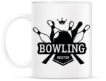 printfashion Bowling mester - Bögre - Fehér (7167809)