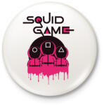 printfashion Squid game - Nyerd meg az életed N10 - Kitűző, hűtőmágnes - Fehér (5555579)