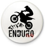 printfashion Enduro - Kitűző, hűtőmágnes - Fehér (4253464)