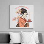 printfashion A szaké a legjobb orvosság - Vászonkép - Fehér (7632241)