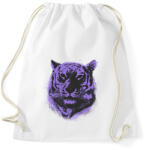 printfashion Lila tigris - Sportzsák, Tornazsák - Fehér (13388125)