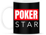 printfashion POKER STAR - Bögre - Fekete (10997666)