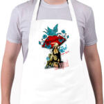 printfashion THE LEGEND - Kötény - Fehér (4901105)