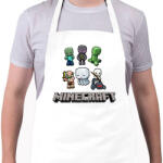 printfashion Minecraft - Kötény - Fehér (4902154)