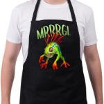 printfashion Mrrrgl - Kötény - Fekete (4930654)