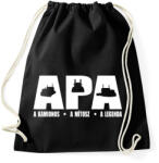 printfashion Kamionos apa - Sportzsák, Tornazsák - Fekete (1241271)