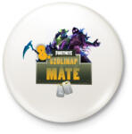printfashion Fortnite Születésnap - Kitűző, hűtőmágnes - Fehér (3081182)