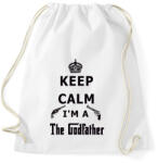 printfashion CSAK NYUGI ÉN VAGYOK A KERESZTAPA - Sportzsák, Tornazsák - Fehér (1756099)