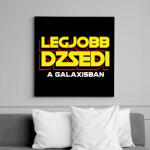 printfashion LEGJOBB JEDI A GALAXISBAN - Vászonkép - Fekete (11570101)