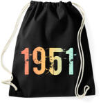 printfashion 1951 - Sportzsák, Tornazsák - Fekete (11813847)