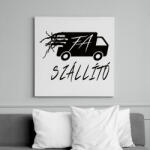 printfashion FA-SZÁLLÍTÓ BW - Vászonkép - Fehér (7071806)
