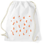 printfashion Winter foxes pattern man - Sportzsák, Tornazsák - Fehér (242259)