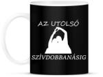 printfashion AZ UTOLSÓ SZÍVDOBBANÁSIG - Bögre - Fekete (15541777)