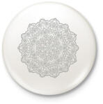 printfashion Kifesthető magyaros mandala minta - Kitűző, hűtőmágnes - Fehér (11640026)