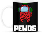 printfashion Among us PEWDS - Bögre - Fekete (3027692)