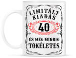printfashion 40 éves limitált kiadás - Bögre - Fehér (791159)