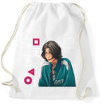 printfashion Sguid game - nyerd meg az életed 07 - Sportzsák, Tornazsák - Fehér (5516740)