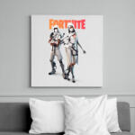 printfashion White Ninjas Fortnite - Vászonkép - Fehér (6631149)