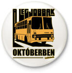 printfashion A Legjobbak - Kitűző, hűtőmágnes - Fehér (6025021)