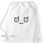 printfashion Dissaprove - Sportzsák, Tornazsák - Fehér (2025492)