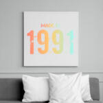 printfashion 1991 - Vászonkép - Fehér (6640475)