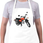 printfashion simson - Kötény - Fehér (4914046)