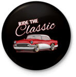 printfashion Classic car - Kitűző, hűtőmágnes - Fekete (4237467)