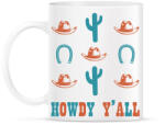 printfashion Howdy Y'all - Bögre - Fehér (7507185)