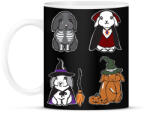 printfashion halloween nyuszik - Bögre - Fekete (14540499)