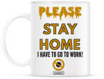 printfashion PLEASE STAY HOME - Bögre - Fehér (2466420)