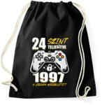 printfashion Gamer Legenda - Sportzsák, Tornazsák - Fekete (4335119)