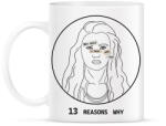 printfashion 13 reasons why - Hannah - Bögre - Fehér (6575406)