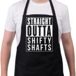 printfashion SHIFTY SHAFTS - Kötény - Fekete (4926710)