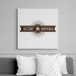 printfashion kezdo-anyuka-brown - Vászonkép - Fehér (6623134)