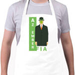 printfashion René Magritte - Az ember fia - Kötény - Fehér (6730730)