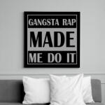 printfashion Gangsta rap - Vászonkép - Fekete (7515233)