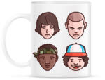 printfashion Stranger Things Karakterek - Bögre - Fehér (3731807)
