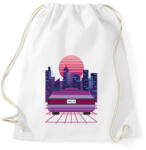 printfashion Future car - Sportzsák, Tornazsák - Fehér (9440361)