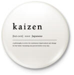 printfashion Kaizen - Kitűző, hűtőmágnes - Fehér (14736535)