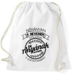 printfashion A legfontosabbak anyának hívnak - Sportzsák, Tornazsák - Fehér (1211620)