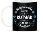 printfashion A kutyák az én barátaim - Kutyakozmetikus (fehér) - Bögre - Fekete (7250818)