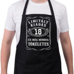 printfashion 18 éves limitált kiadás - Kötény - Fekete (4926418)