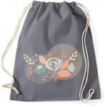 printfashion Virágcsokor Rajz - Sportzsák, Tornazsák - Grafitszürke (5449482)