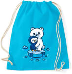 printfashion Klímaváltozás - Sportzsák, Tornazsák - Surf blue (2343021)