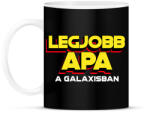 printfashion Legjobb apa a galaxisban - Bögre - Fekete (10876141)