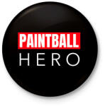 printfashion PAINTBALL HERO - Kitűző, hűtőmágnes - Fekete (10988428)