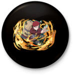 printfashion Gaara - Kitűző, hűtőmágnes - Fekete (7211737)