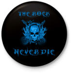 printfashion rock never die4 - Kitűző, hűtőmágnes - Fekete (3098984)